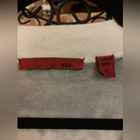 RED Animal Print Brown & Ivory Top - Picture 2 of 9